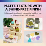 OVERTURE PLA Matte 3D Printer Filament 1.75mm, Matte PLA 1kg Cardboard Spool (2.2lbs), Dimensional Accuracy +/- 0.02 mm (Matte Light Gray) OVERTURE