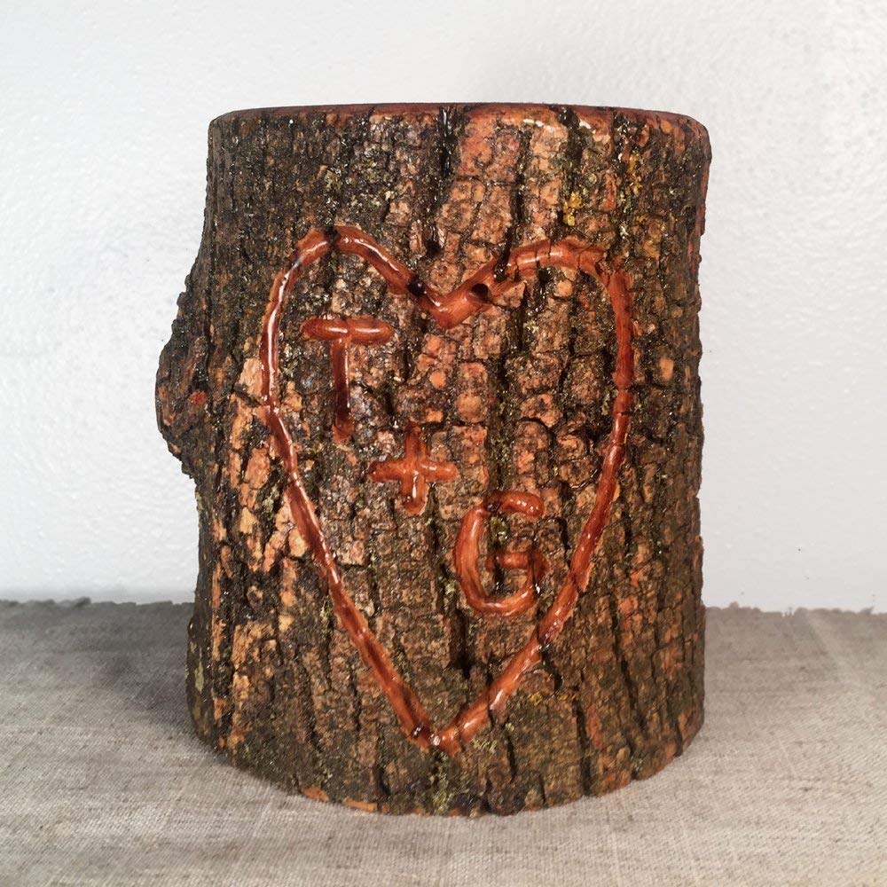 Man Made Woods Personalized Wooden Tea Light or Votive Candle Holder - Thumbnail 2