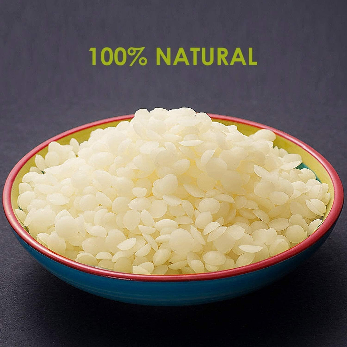 fclayvts 5 LB White Beeswax Pellets, Bulk Beeswax Beads (80 OZ), Unscented, Candle Making Supplies fclayvts
