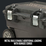 CRAFTSMAN 29-in. Rolling Tool Box with Wheels, Black, Plastic, Lockable (CMST24800) CRAFTSMAN