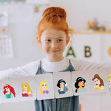 Make a Face Stickers 24PCS Make Your Own Princess Sticker for Kids Toddlers DIY Sticker Princess Themed Stickers for Kids Party Favors Awards Asverbet DIY Arts and Crafts Asverbet