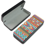 AiYuanzsh DIY Diamond Painting Glasses Case, Boho Tribal Diamond Art Eyeglass Storage Box, Colorful Handmade 5D Diamond Art Kit for Adults, Travel Sunglasses Holder, Craft Gift Idea AiYuanzsh