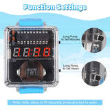 DIY Watch Soldering Practice Kit, PEMENOL 12/24H Selectable Soldering Project Kit, 10S Automatic Sleep Mode, Electronic Learning Kit for Beginners Present School College STEM Education, Blue PEMENOL