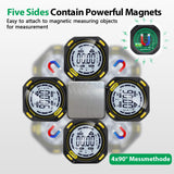 SNAKOL Digital Angle Finder Protractor Inclinometer Level Angle Gauge Angle Cube Level Box with 5-Sided Magnes and Backlight, Measuring Tool for Construction,Machinery and Woodworking SNAKOL