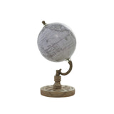 Deco 79 Wood Globe, 5" x 5" x 9", Beige Deco 79