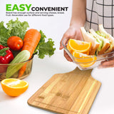 Bulk Plain Bamboo Paddle Cutting Board (Set of 10) | For Customized, Personalized Engraving Purpose | Wholesale Premium Blank Bamboo Board (Handle 13" x 6") Ven-Trap