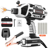 Saker Portable Electric Welding Machine,110V Portable Welder Handheld with IGBT Inverter 5 Variable Current Adjustment,Portable ARC Welder Gun, Fits for 3/32" Wire Rods (Grey) Saker