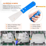 OLYCRAFT 23PCS 3D Printer Tool 3D Printer Nozzle Cleaning Tool Removal Tool Kit includes Putty Knife, Wire Brush, Wire Flush Cutter, Scraper Knife, Diamond Files and Tweezer for Cleaning 3D Printer OLYCRAFT