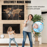 Art Acoustic Panels Sound Absorbing: Soundproof Wall Panels Acoustic Wall Art, Decorative Sound Proof Panel for Studio Home Office 8 Pack 12x16" HLJ ART