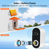 Smart Bird Feeder with Camera, Wireless Outdoor Solar Bird Feeder, Solar-Powered WiFi 1080P Live Camera, Auto Capture & Motion Detection ZENFLIX