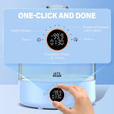 LET’S Resin Upgraded Resin Bubble Remover, Eliminate 99% Bubble in 5-9 Minutes, 99Kpa with Digital Display，Bigger Capacity, Auto Vent, Timer for Epoxy Resin Casting, Resin Art Crafts, Jewelry Making LET'S RESIN