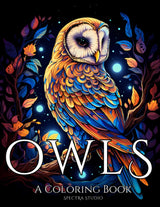 Owls: A Coloring Book Majosta