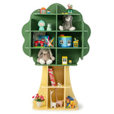Costzon Tree Kids Bookshelf, 6-Tier Toddler Montessori Shelf Book Rack, Toy and Book Storage for Kids, Wooden Children's Bookcase, Toy Storage Organizer for Preschool, Kids Room, Playroom, Nursery Costzon