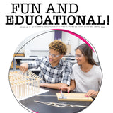 Pitsco Education True Scale House Framing Kit, Balsa Wood Model Home with Standard Two-Bedroom Layout and Truss or Hipped Roof, Dimensioned Lumber, DIY Model House Kit for Ages 14 and up Pitsco Education