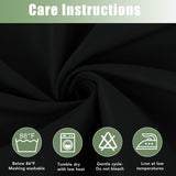 HolidayIdeas Outdoor Curtains for Patio Waterproof, 6 Panels - 54x84 Inches - Weatherproof Privacy Outsides Curtains for Cabana Porch Pergola, Sunlight & UV Blocking (Black, Grommet Top) HolidayIdeas