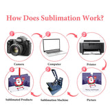 Christmas Sublimation Blank Pendants Double Side MDF Personalized Blank Bulk Heat Transfer Blank Hanging Pendant White Sublimation Ornament with Red Ribbon for DIY Decor Craft 12 Pieces (Rectangle) HooAMI