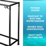 TitanEze 75 Gallon Double Aquarium Stand (2 Stands in 1), Fish Tank Stand, Bird Cage Stand, 50.5" W x 32" H x 18.5" D Caitec