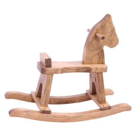 AmishToyBox.com Wooden Rocking Horse Toddler Ride-On Toy (Harvest Stain) AmishToyBox.com