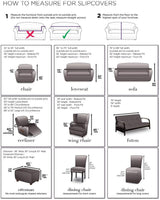SureFit Essential Twill Parent Listing (Wing Chair, White) SureFit