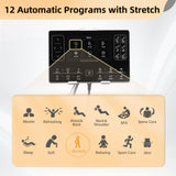 EASPEARL 2025 Massage Chair, 4D Full Body Zero Gravity Massage Chairs with APP, SL Track Shiatsu Stretch Massage Recliner Chair with Electric Footrest, Heat, Foot Rollers, Body Scan(Black) EASPEARL