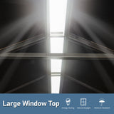 Domi 8x8 FT Outdoor Resin Storage Shed, All-Weather Double-Wall Storage Building for Backyard, Garden, Lawn Tools, Mower, Bike & Pool Equipment, Lockable Doors, Ventilated Roof, Grey domi outdoor living