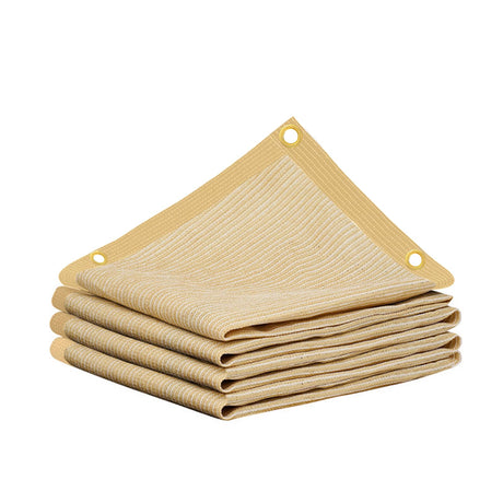 90% 6x15ft Sun Shade Cloth for Outdoor Deck Backyard Patio Garden Pergola Cover Canopy Beige POYEE