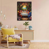 Jesus Last Supper Paint by Numbers Kit for Adults, 16"x20" Canvas Painting Kit for Beginners, Modern Aesthetic DIY Paint by Number on Canvas for Home Wall Decor 109 Generic