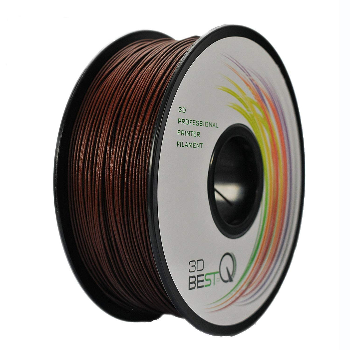 3D BEST Q Real Wood PLA 1.75mm 3D Printer Filament, Dimensional Accuracy +/- 0.03 mm, 1KG Spool, 30% Real Wood-infill (Rosewood) 3D BEST Q