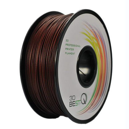 3D BEST Q Real Wood PLA 1.75mm 3D Printer Filament, Dimensional Accuracy +/- 0.03 mm, 1KG Spool, 30% Real Wood-infill (Rosewood)