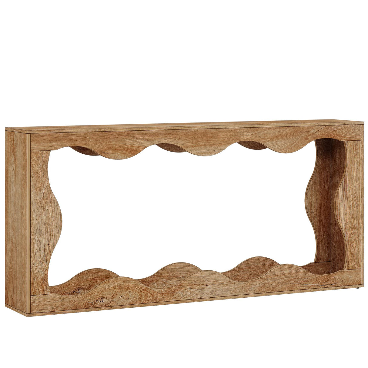 Tribesigns 63 Inches Farmhouse Console Table with Storage, Couch Table Behind Sofa, Long Entryway Table, Sofa Console Table, Narrow Console Table, Hallway Table for entryway Living Room, Wood Grain Tribesigns