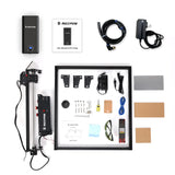 Mecpow X3 Pro Laser Engraver with Air Assist - 60W Laser Cutter, 10W High Accuracy Laser Engraving Machine for Wood Metal and Acrylic, 16.0 x 15.7" Working Area Mecpow