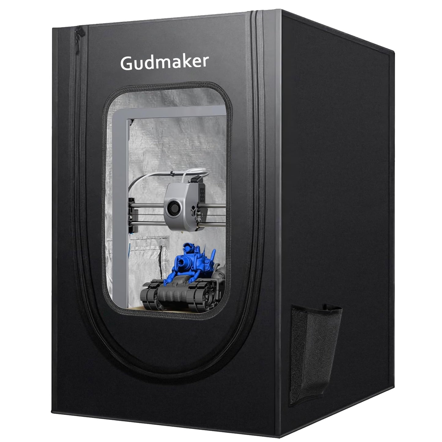 Gudmaker 3D Printer Enclosure, 29.5×25.6×21.6", Fireproof Dustproof Tent Constant Temperature Protective Cover for Creality Ender 3/Ender 3 Pro/Ender 3V2/Ender 3S1/Neo/Anycubic Elegoo - WoodArtSupply