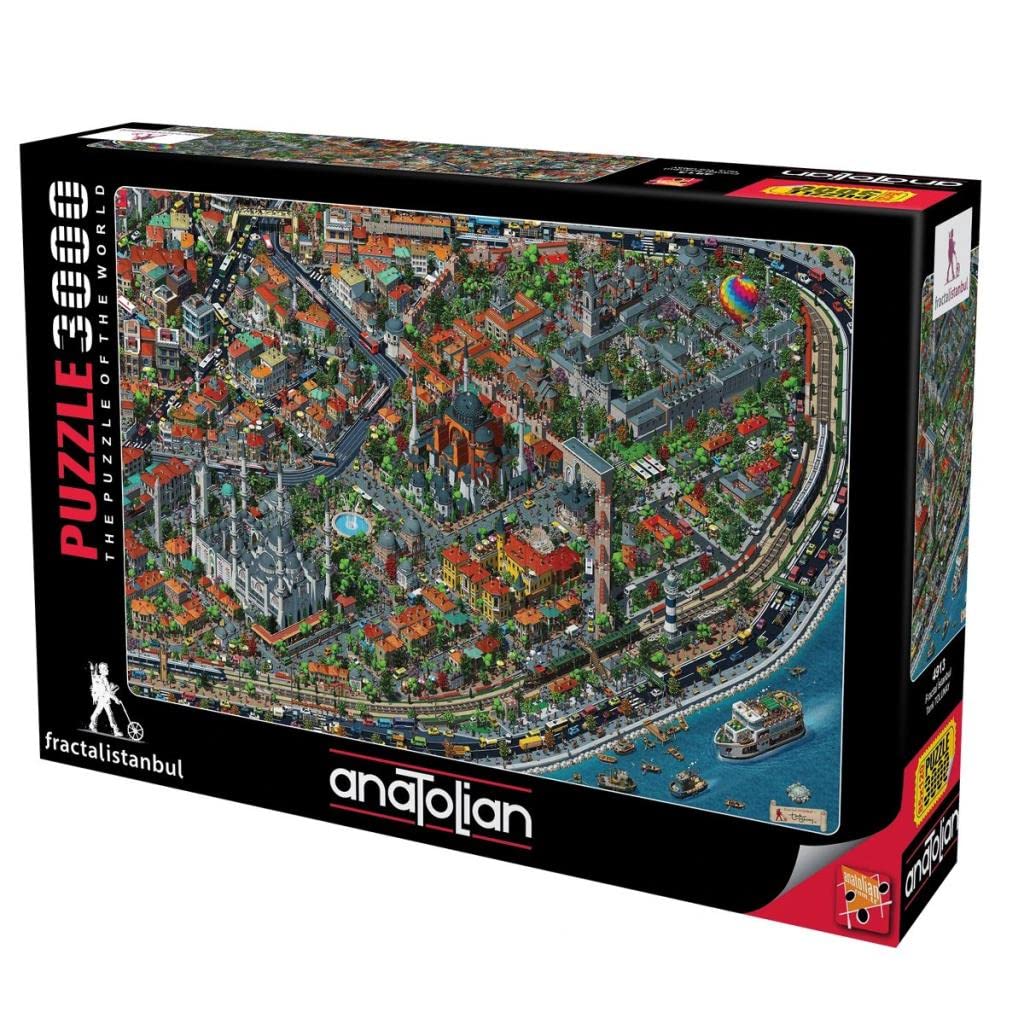 Anatolian Puzzle - Fractal Istanbul, 3000 Piece Jigsaw Puzzle, #4913