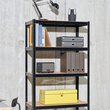 Garage Shelving Units - 71" H x 47" L x 18" - Heavy Duty Racking - Shelves for Storage -1 Bay - Black - 5 Tier - 2000LB Capacity (400LB Per Shelf) - Workshop, Shed, Office - 5 Year Warranty G-Rack