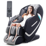 RESTREAL 4D Massage Chair Full Body, Zero Gravity SL-Track Shiatsu Electric Massage Chair Recliner, Airbag Massage, Deep Yoga Stretch with Heat Body Scan Bluetooth Foot Roller, Extendable Footrest RESTREAL