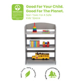 Delta Children MySize Bookshelf - Greenguard Gold Certified, Grey Delta Children