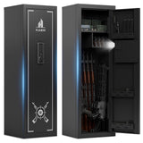 KAER 13-15 Gun Safe for Rifle and Pistols,Rifle Safes for Home,Clearance Gun Cabinet for Home Rifles and Shotguns,Gun Safe for Handgun with Digital Keypad Adjustable Shelves for Home,Unassembled KAER