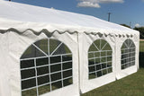 DELTA 20'x20' Budget PE Party Tent Heavy Duty Upgraded Galvanized Wedding Tent Canopy Big Tents Carport Outdoor Event DELTA