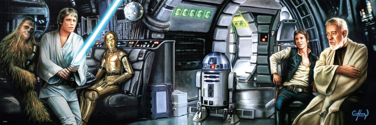 Buffalo Games - Star Wars - 4 x 1 Multipack - Classic Multipack #2 - Multi Piece Jigsaw Puzzle for Adults -Challenging Puzzle Perfect for Game Nights - Finished Size Varies Buffalo Games