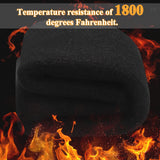 Oudain 4 Pcs 12" x 9" Welding Blanket Fireproof Heat Resistant Soldering Mat Pad High Temperature Carbon Felt Flame Fire Blankets Plumbing Soldering Kit for Copper Pipe Brazing Repairs Oudain