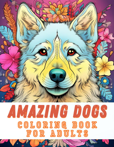 Dog Coloring Books For Adults WoodArtSupply