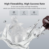 ANYCUBIC ABS-Like 3D Printer Resin Pro 2, Stronger and Tougher, High Precision and Long-Lasting, Low Odor, Wide Compatibility for All LCD Resin 3D Printers (Clear, 1kg) ANYCUBIC