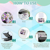 3 x 3 Inch Sublimation Blank Refrigerator Magnets Sublimation Square Fridge Magnets Sublimation Magnet Blanks MDF Sublimation Blanks DIY Decorative Magnets for Car Home Office Kitchen Wall(100 Set) Flutesan