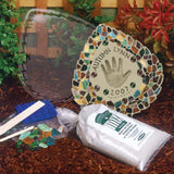 Midwest Products Milestones Decorative Mosaic Leaf Stepping Stone Kit for Flower Beds, Gardens, and Walkways - 901-11455 Midwest Products