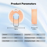 AMOLEN 3D Printer Filament PLA, True High Speed 600mm/s 1.75mm PLA Filament Peach Fuzz (Flesh color)PLA, 1KG/2.2lb, Dimensional Accuracy +/- 0.02 mm, Smooth & Non-Tangle, Fits for Most FDM 3D Printer AMOLEN