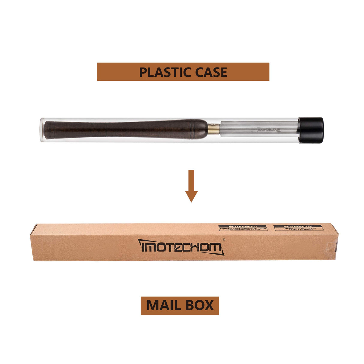 IMOTECHOM 1-Inches HSS Roughing Gouge Lathe Chisel Wood Turning Tools with Round Plastic Box and Hanging Bag IMOTECHOM