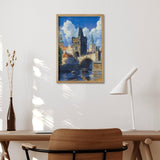 Charles Bridge in Prague Czechrepublic (4) Diamond Painting Kits for Adults DIY Full Square Drill Diamond Art Crafts 8"x12" WoodArtSupply