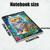 50-Page A5 Cat Diamond Art Painting Notebook for Adults - Holiday & Birthday Gift Journal FRANDEK