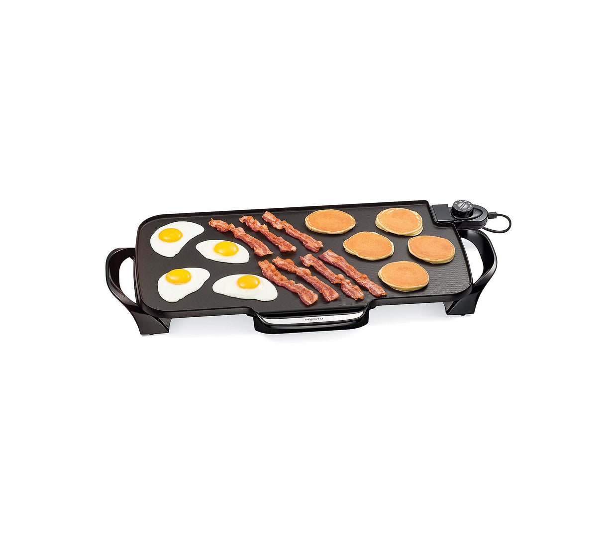 Presto 07061 22-inch Electric Griddle With Removable Handles, Black, 22-inch NATIONAL PRESTO
