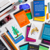 Legion Yupo Mini Artist Pad, 2.5 by 3.5 Inches, 10 Sheets, Heavy (L21-YPT153CL23) SENNELIER